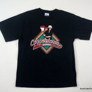 VINTAGE Alice Cooper Shirt Adult Small Black Cooperstown Phoenix Restaurant